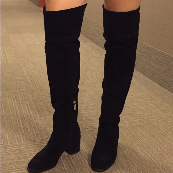 Boots Michael Kors Black size 38 EU in Suede - 47819130 Michael Kors Over-the-knee black suede boots